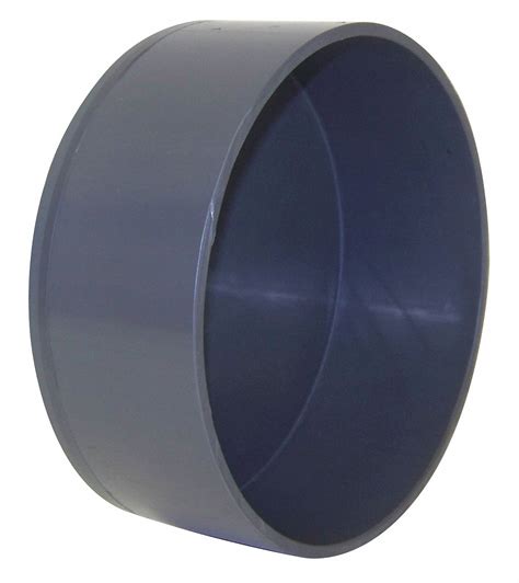 Plastic Supply Type I Pvc End Cap 8 In Duct Fitting Diameter 2 34 In
