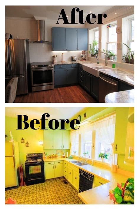 Before And After Kitchens With Painted Cabinets