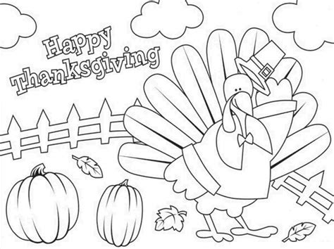 20 Free Printable Thanksgiving Coloring Pages