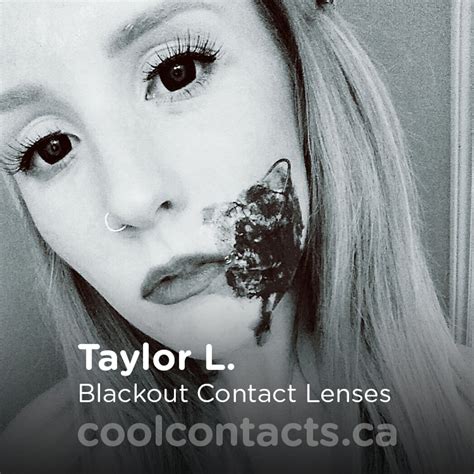 Blackout Contact Lenses Coolcontactsca