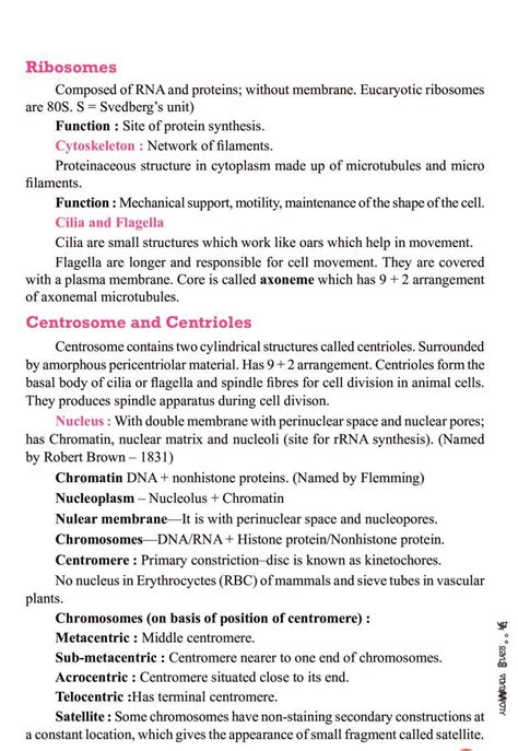 Cell The Unit Of Life Notes For Class 11 Biology Pdf Oneedu24