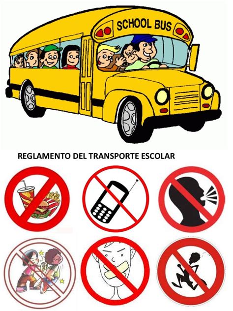 Reglamento De Transporte Escolar Imágenes