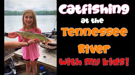 Catfishing With My Kids At The Tennessee River Youtube