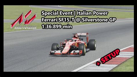 Assetto Corsa Special Event Italian Power Ferrari SF15 T