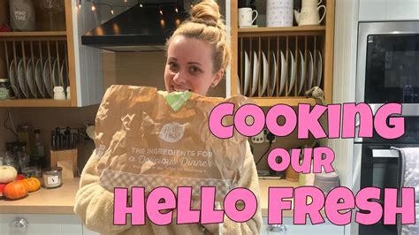 Cook With Me Cooking Our Hello Fresh Hello Fresh Review Youtube