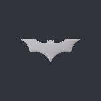 Yobi3D Com Batman Logo Free 3D Model