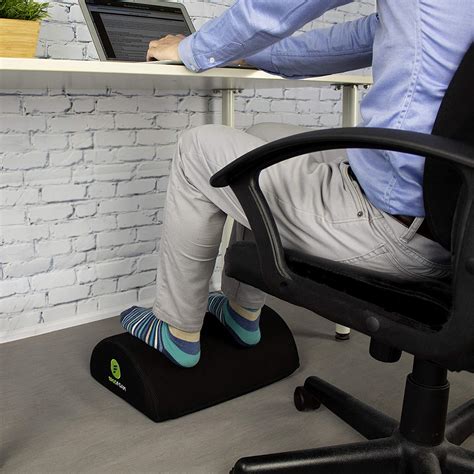 Ergofoam Foot Rest Under Desk Tall Breathable Mesh Foot Rest