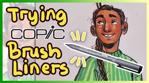 Casual Copic Brush Pen Review Copic Drawing Youtube