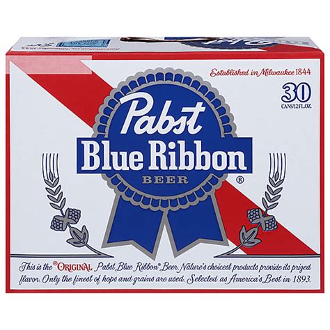 Pabst Blue Ribbon Beer Pack Oz Cans Beer Community Markets