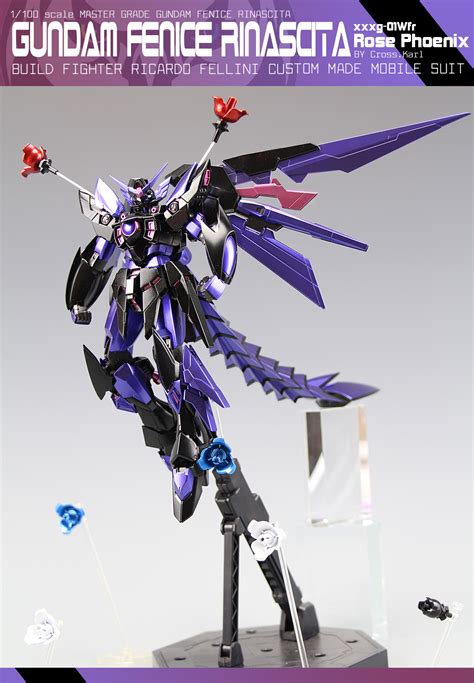 Mg 1100 Gundam Fenice Rinascita Rose Phoenix Custom