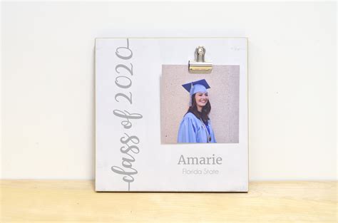 Class Of 2021 Graduation Frame Personalized Photo Frame T Etsy
