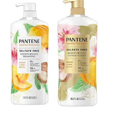 Pantene Essential Botanicals Moisturizing Shampoo Apricot And Shea