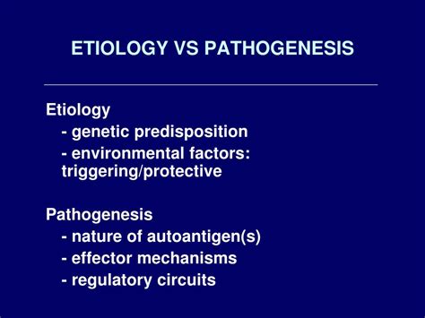 Ppt Etiology Vs Pathogenesis Powerpoint Presentation Free Download