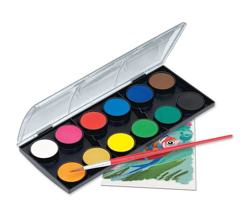 Faber Castell Watercolor Paint Set With Brush Premium Washable