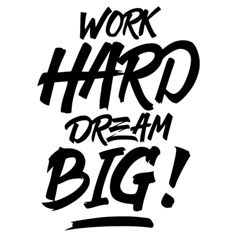 Work Hard Dream Big Svg Canvas Wall Art Design Never Give Up Etsy