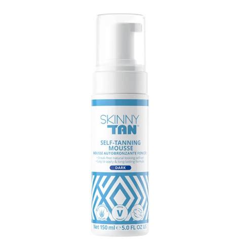 Skinny Tan Mousse Dark 150ml LOOKFANTASTIC