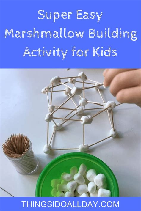 Marshmallow And Toothpick Team Building Activity Perfect For Toddlers
