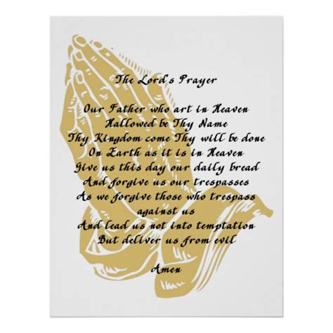 The Lords Prayer Print