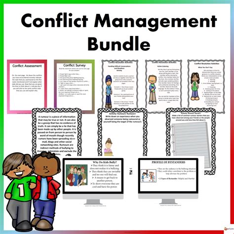 Conflict Management Bundle Made By Teachers Conflict Management