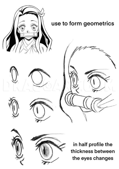 Drawing Nezuko Eyes A Step By Step Reference Guide Step By Step