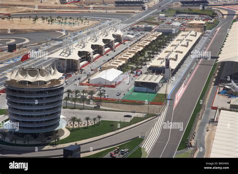 Aerial Photo Of The Bahrain International Circuit During The 2010
