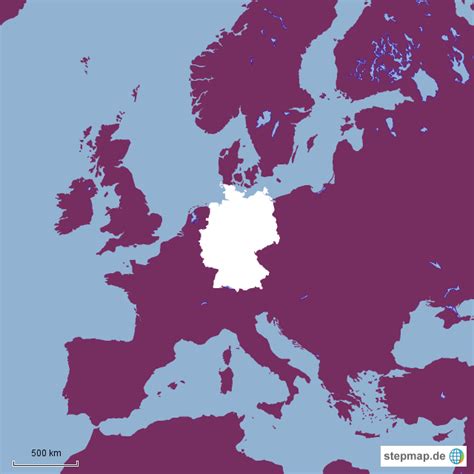 Deutschland Kaart Europa 2021 Vogels