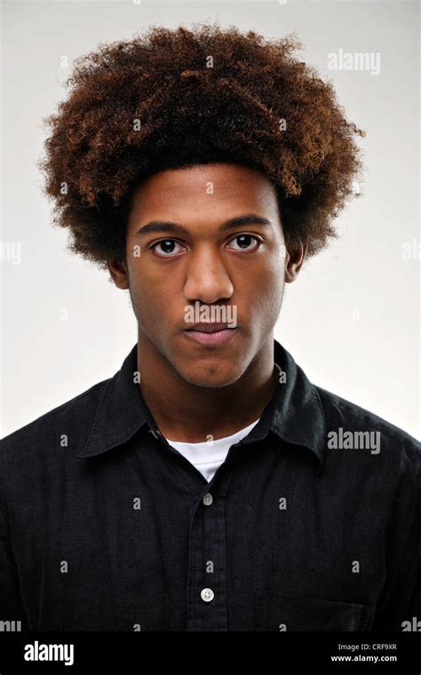 Portrait Of Young Black Male Stock Photo Alamy