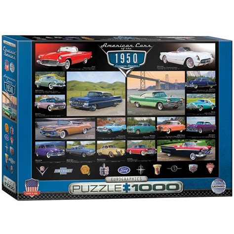 American Cars Of The 1950s Jigsaw Puzzle