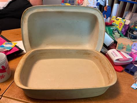 Vintage Pampered Chef Roaster With Lid Etsy