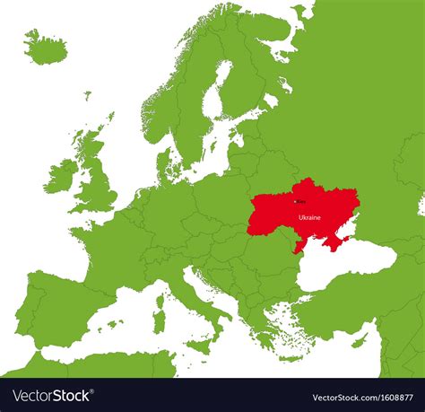 Kiev On World Map
