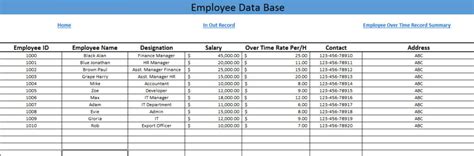 Employee Overtime Template Excel Timesheet Template124
