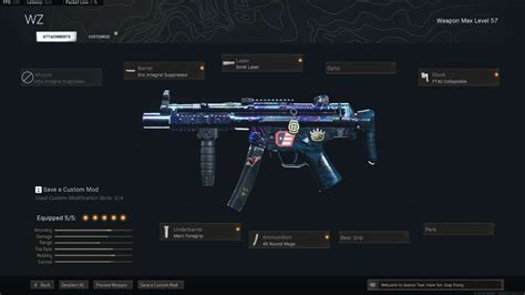 Cod Warzone The Best Mp5 Warzone Loadout With Details Firstsportz