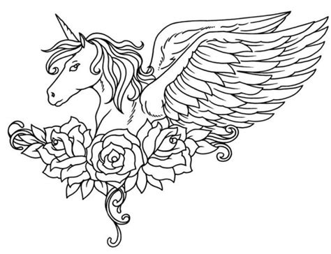The unicorn is a mythical, fabulous, soft and peaceful creature. Get This Free Unicorn Coloring Pages for Adults YF864