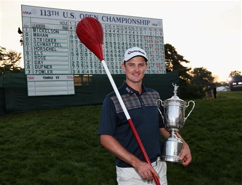 Justin Rose Took A Great Picture With The US Open Trophy | Business