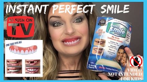 Perfect Instant Smile Press On Veneers Demo And Review Youtube