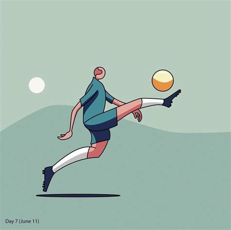Day7 Of The 100 Days Vector Drawing Challenge 🙃 Soccer ⚽️