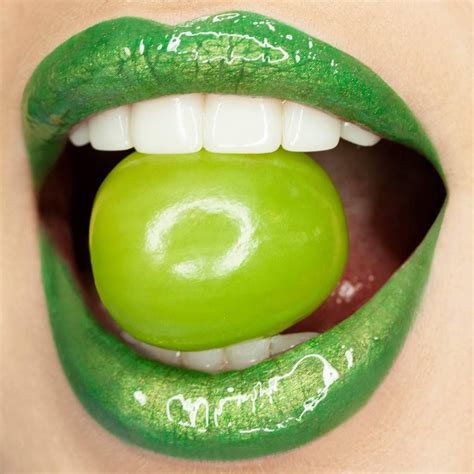 Green Grape Lips By Clare Mac Claremacmua Lip Art Lips Drawing