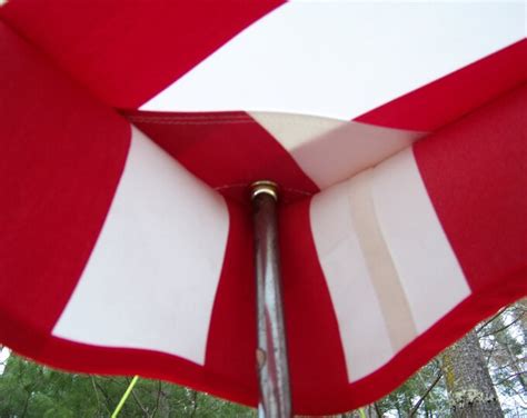 Vintage Camper Awning By Sew Country Awnings Redwhite Etsy