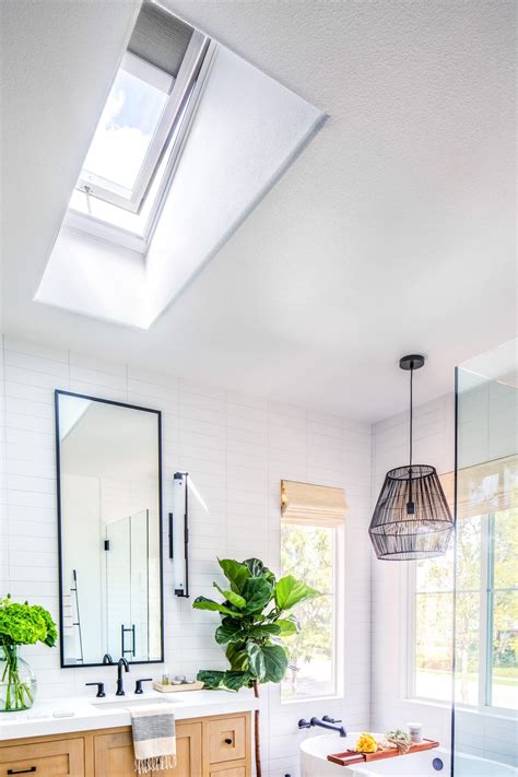 Master Bathroom Reveal Anita Yokota Skylight Velux Skylights Home