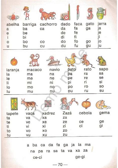 Cartilha Para Alfabetização Para Imprimir Learnbraz