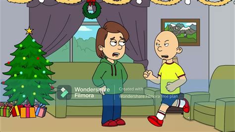 Classic Caillou Gets Grounded Youtube