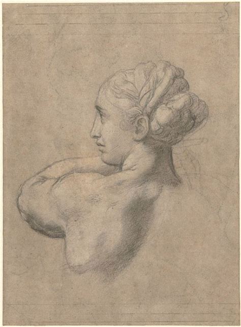 Raphael Raffaello Sanzio 1483 1520 Italian Study Of Head And Left