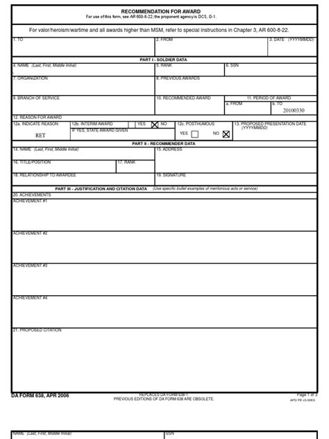 Form 638 Fillable Printable Forms Free Online