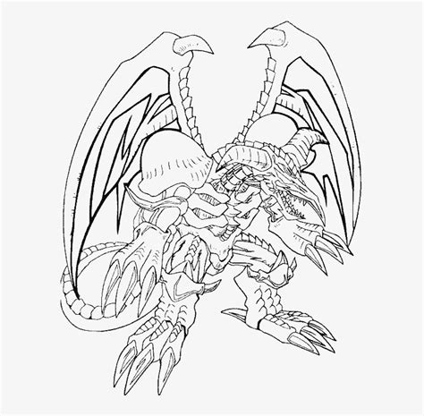 Black Skull Dragon Coloring Pages 4 By Tracy Yu Gi Oh Dragon Coloring