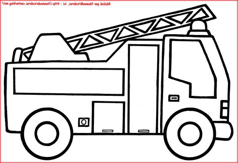 Dessin Camion De Pompier Cool Photographie Camion De Pompier à Colorier