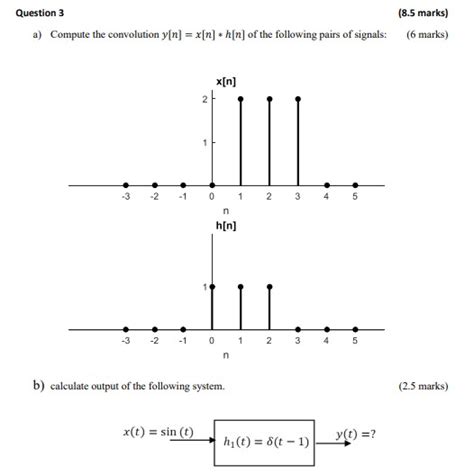 [solved] compute the convolution 𝑦[𝑛] 𝑥[𝑛] ∗ h[𝑛] of the course hero