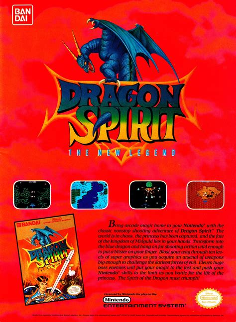 Dragon Spirit The New Legend Details Launchbox Games Database
