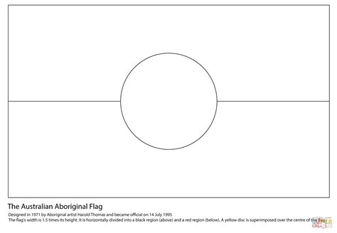 There is a range of difficulty from simple pictures for preschoolers and young children to color in to more challenging. Australian Aboriginal Flag coloring page | Free Printable ...