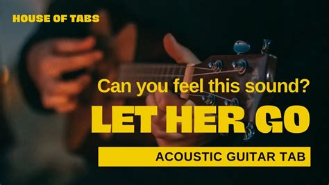 Let Her Go Acoustic Guitar Tab Youtube