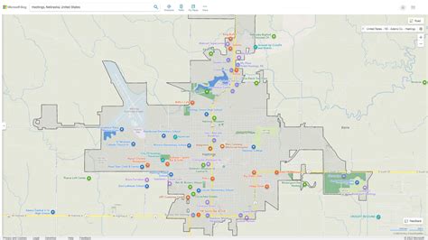 Hastings Nebraska Map And Hastings Nebraska Satellite Image